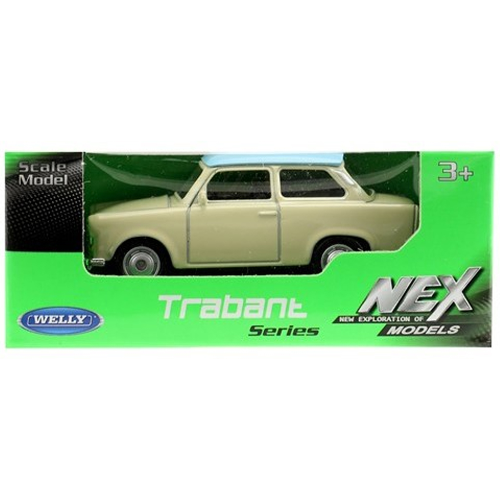 Welly: Модел на метална кола Trabant в различни варианти 1/64 изображение 2