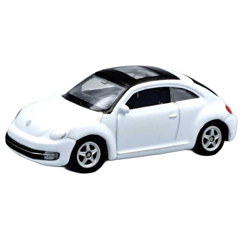 Welly: Volkswagen Beetle бял модел на малка кола 1/64 изображение 2