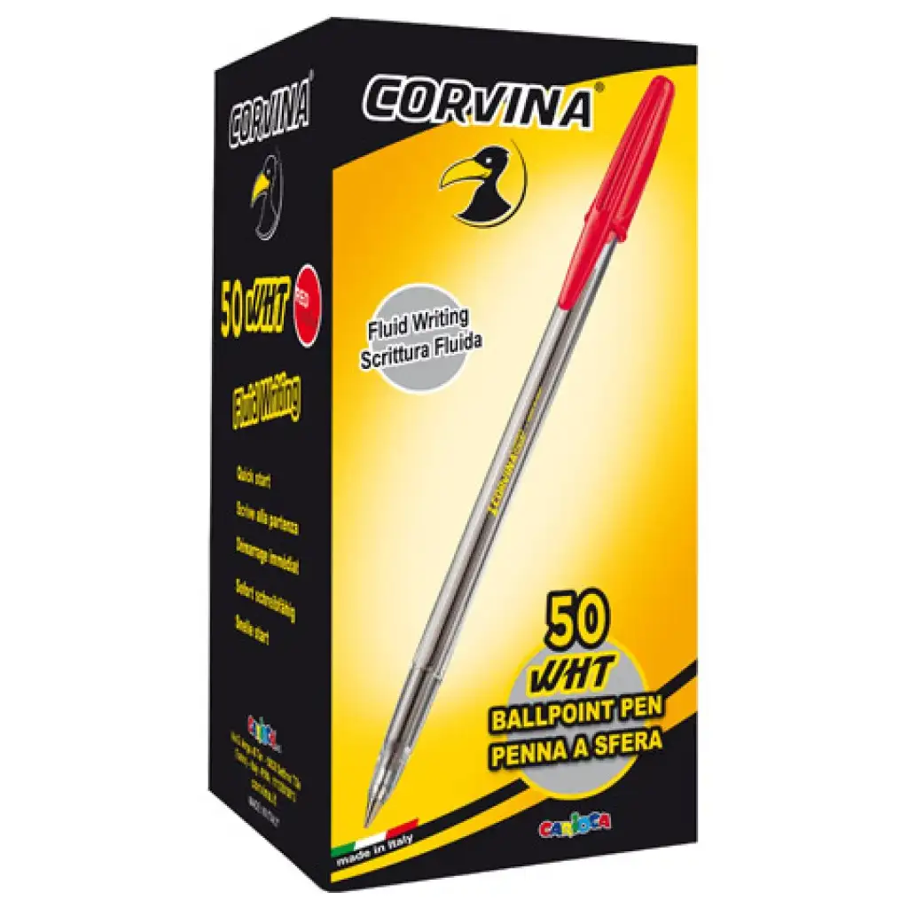 WH-T Червена химикалка 1бр - Corvina изображение 1