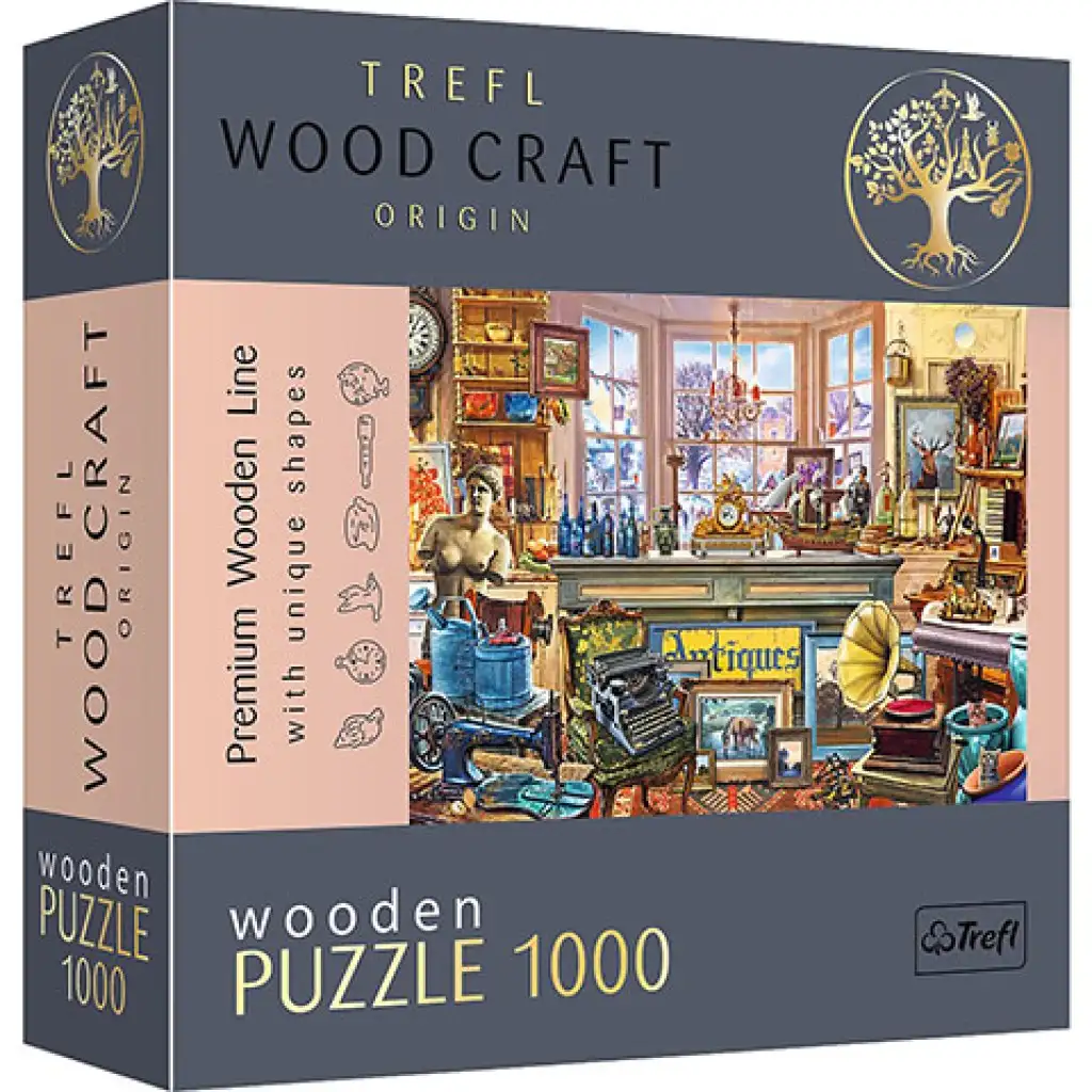 Wood Craft: Антиквариум 1000 бр. пъзел - Trefl изображение 1