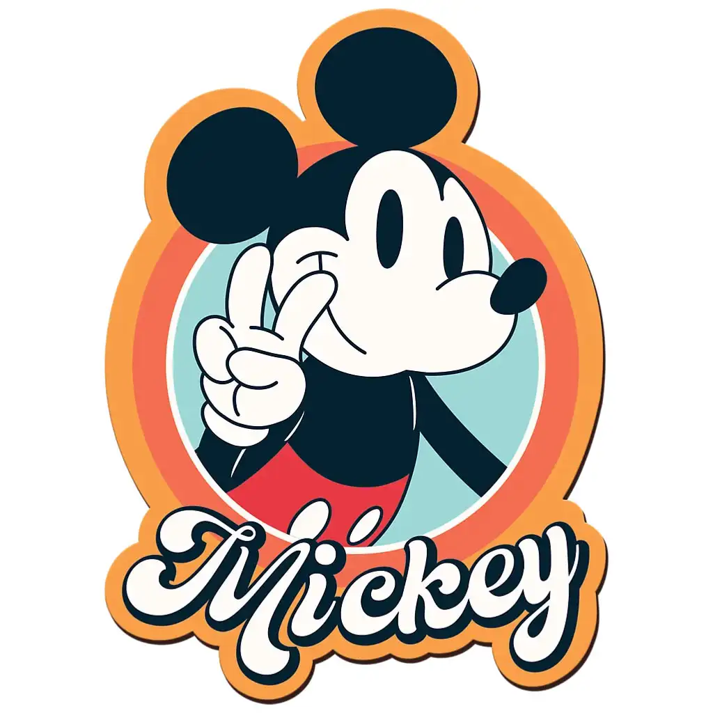 Wood Craft: Disney - Ретро Мики Маус 160 части премиум дървен пъзел - Trefl изображение 2