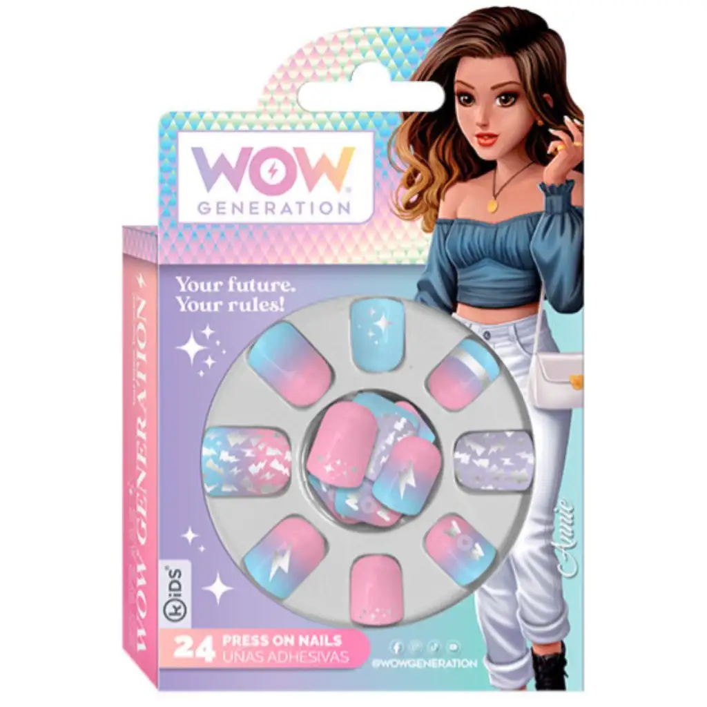 WOW Generation: 24бр. самозалепващи изкуствени нокти комплект изображение 1