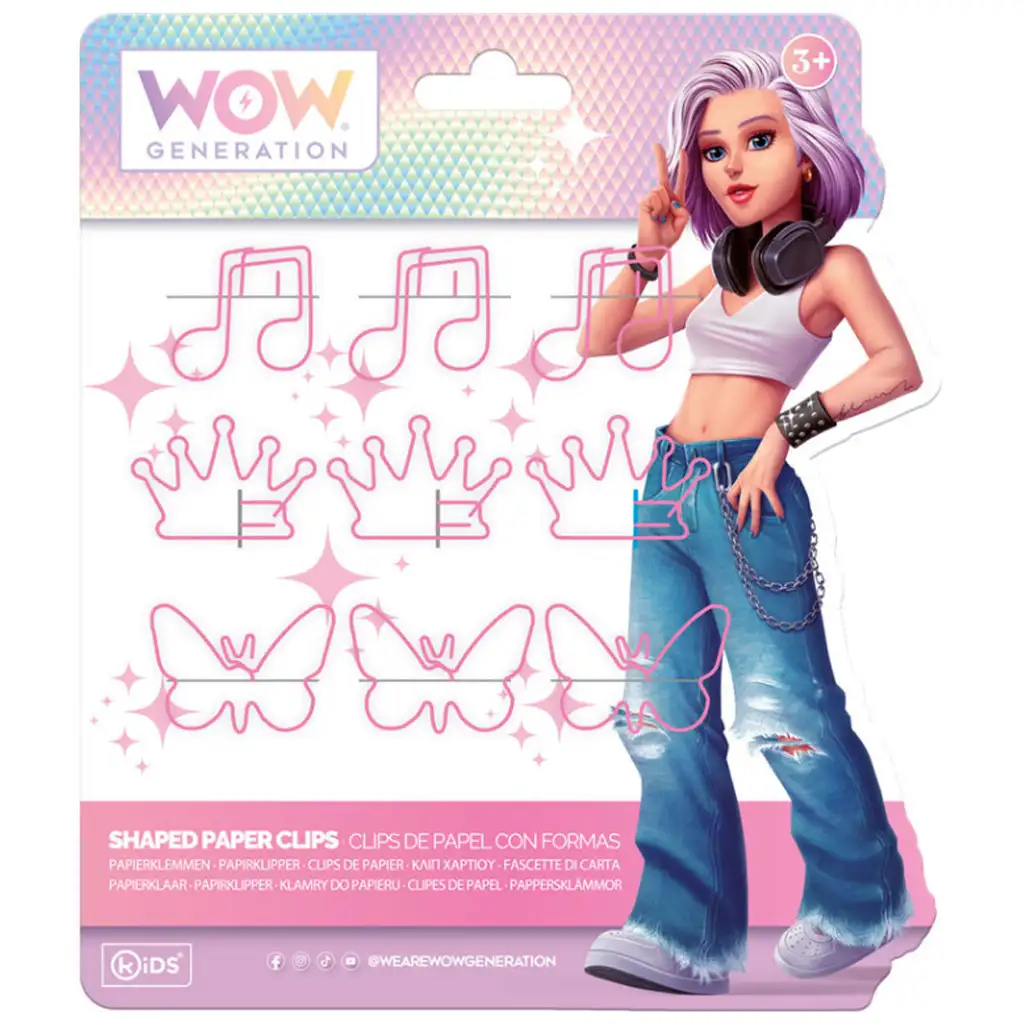 WOW Generation: Розова кламер с весели форми в различни варианти изображение 2