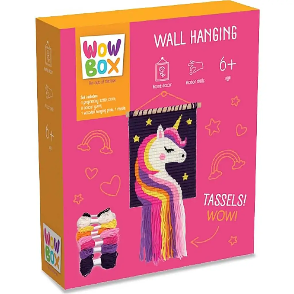 WowBox: Макраме Стенен Декор - Еднорог изображение 1