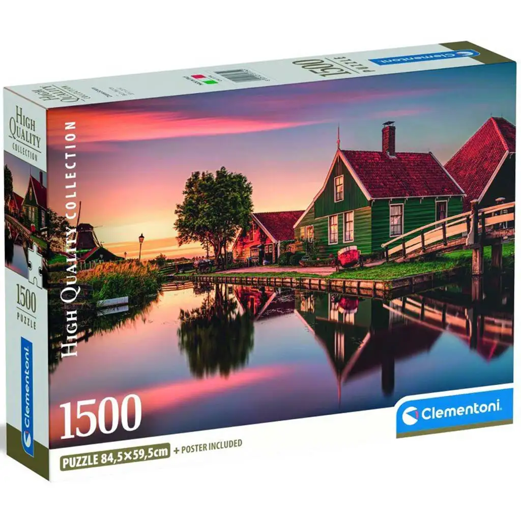 Zaanse Schans HQC 1500 части пъзел - Clementoni изображение 1