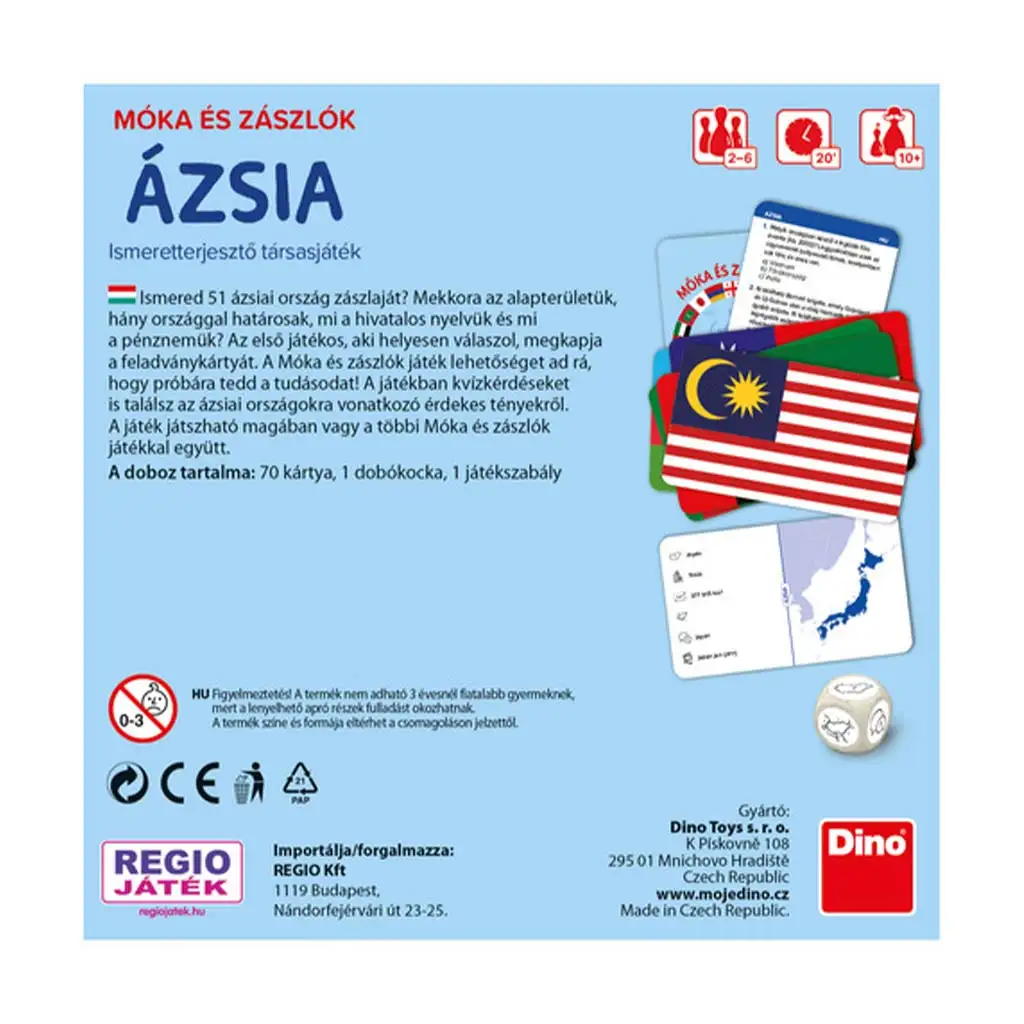 Забава и флагове - Азия настолна игра изображение 2