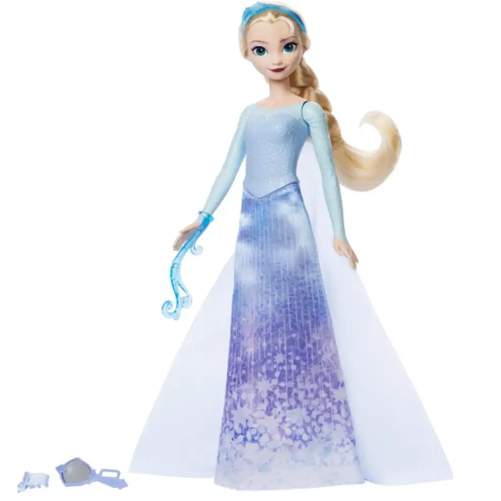 Замразено кралство Spin Reveal Магическо изненада Елза кукла - Mattel изображение 2