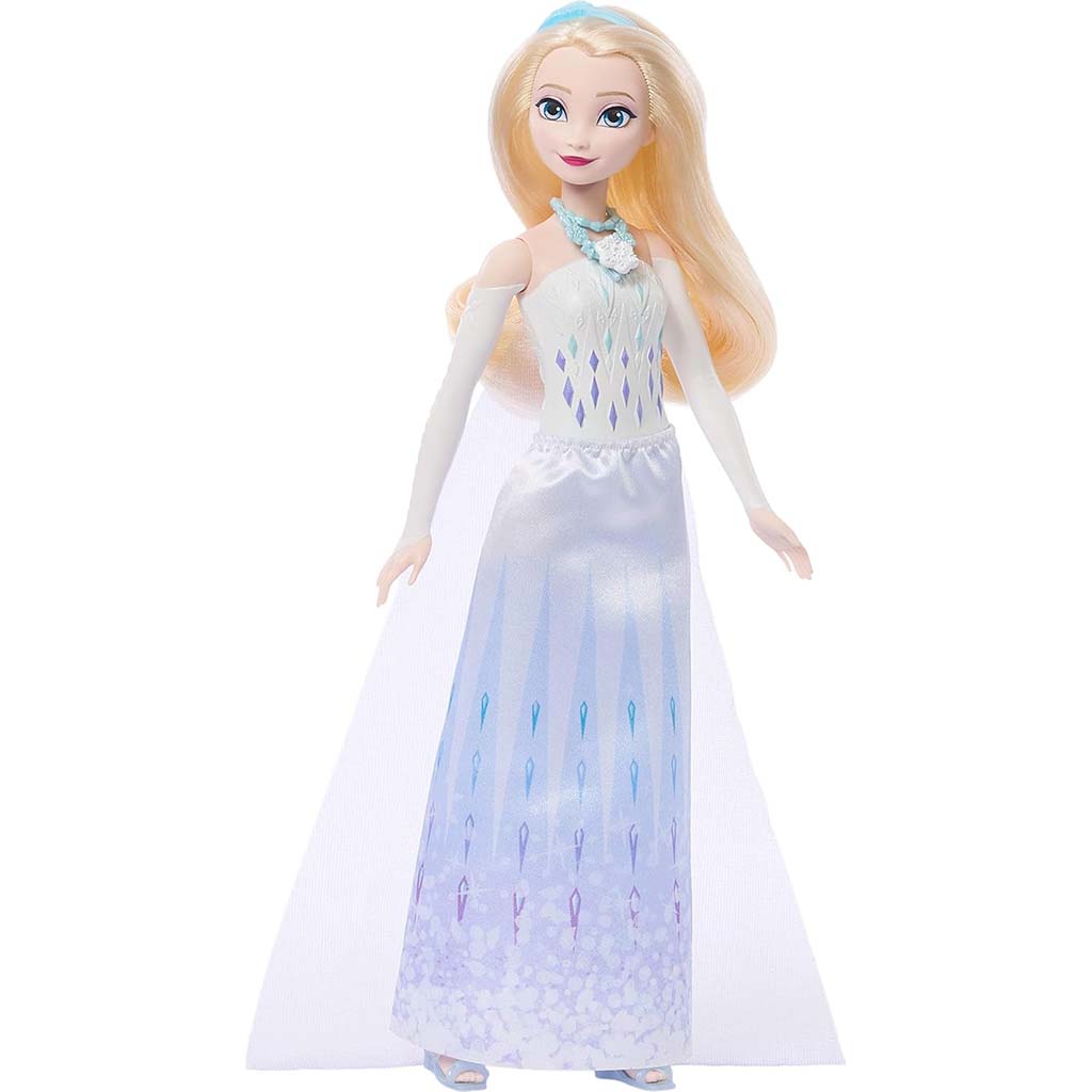 Замръзналото кралство: Изненада с ледени кристали - Елза кукла - Mattel изображение 2