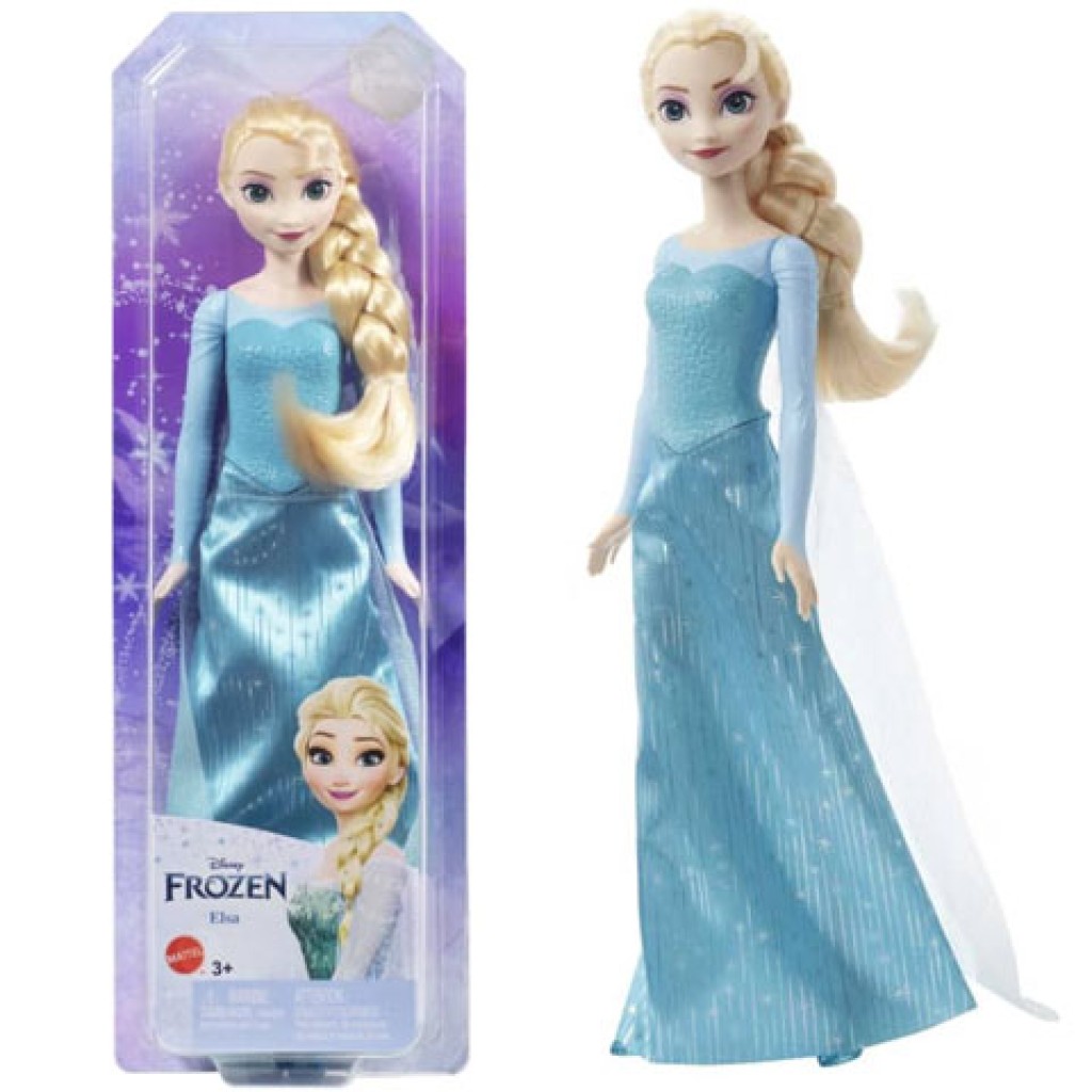 Замръзналото кралство: Очарователната принцеса Елза модна кукла 30 см - Mattel изображение 1