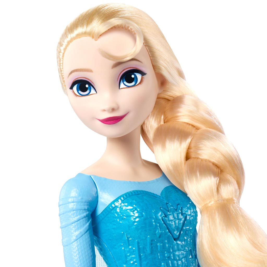 Замръзналото кралство - Пееща кукла Елза с светлинно шоу - Mattel изображение 3