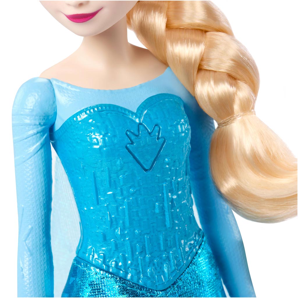 Замръзналото кралство - Пееща кукла Елза с светлинно шоу - Mattel изображение 4