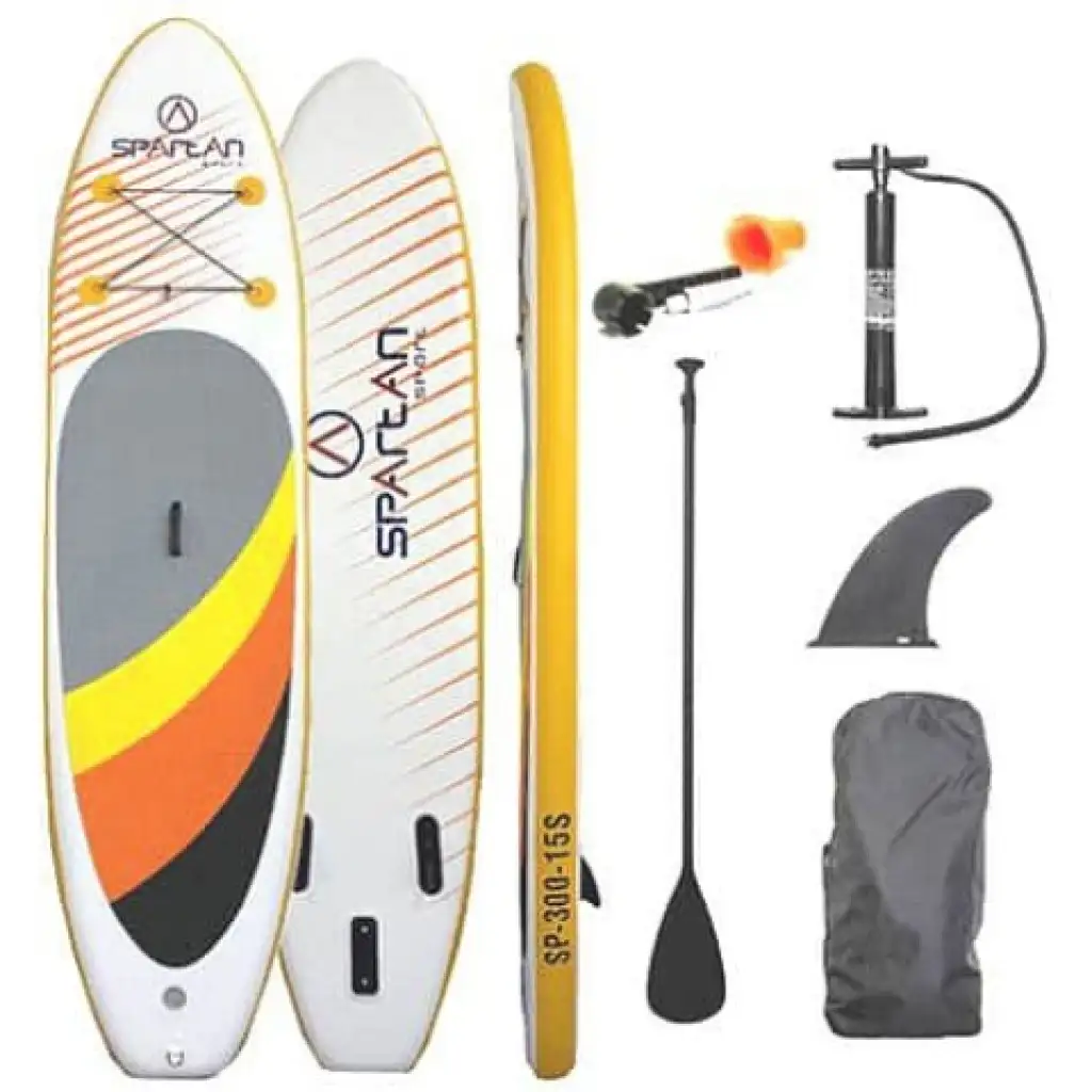 Жълто-оранжево-сиво SP-300 SUP Stand Up Paddle комплект 300см - Spartan изображение 1