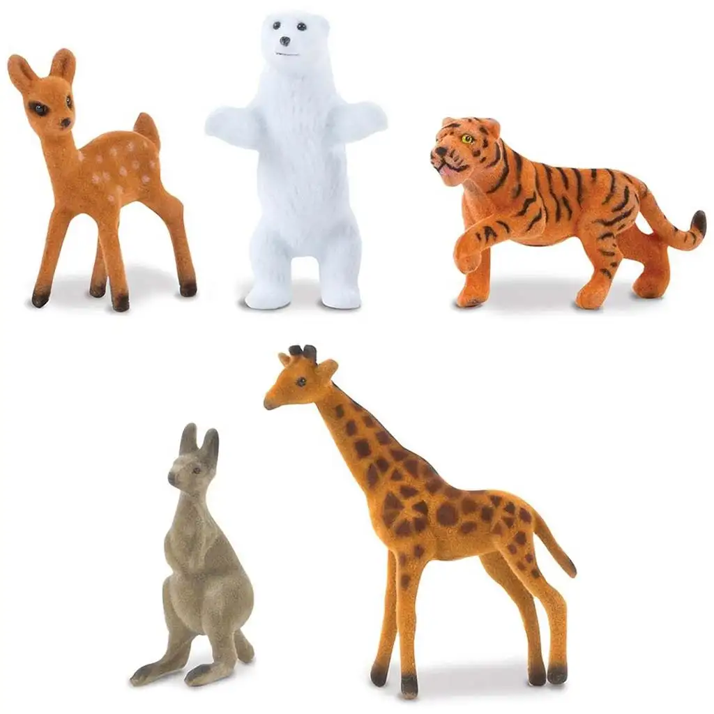 Животински хабитат играчка килим с животински фигури 200x150см - Melissa & Doug изображение 3
