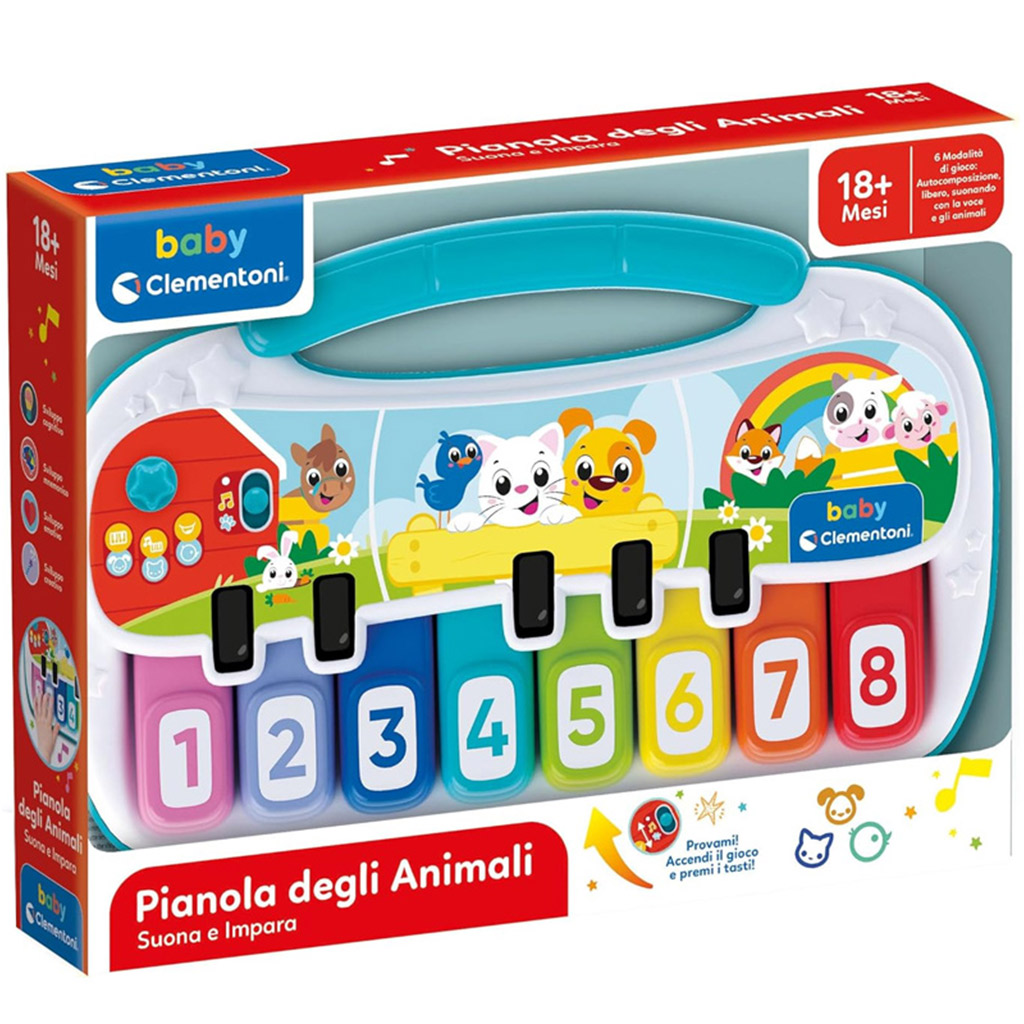 Животински синтезатор за бебета - Clementoni baby изображение 1
