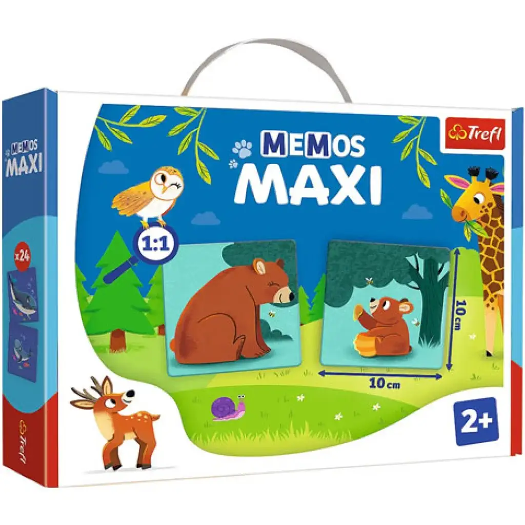 Животни Maxi мемори игра 24бр - Trefl изображение 1