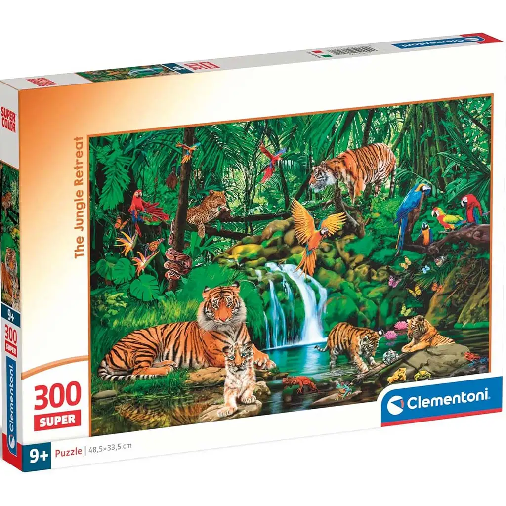 Животните в джунглата 300 части Super пъзел - Clementoni изображение 1