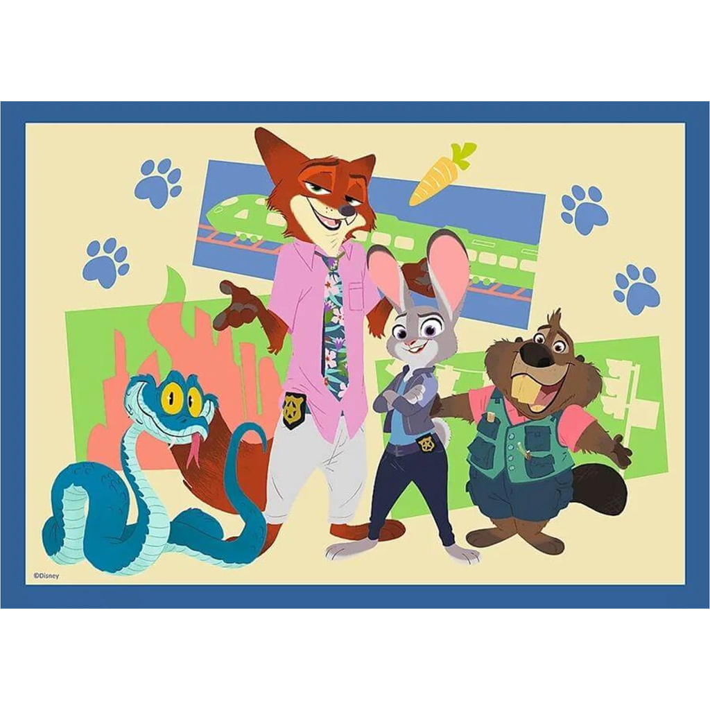Zootropolis 2 - 4 в 1 35-48-54-70 части пъзел - Trefl изображение 2