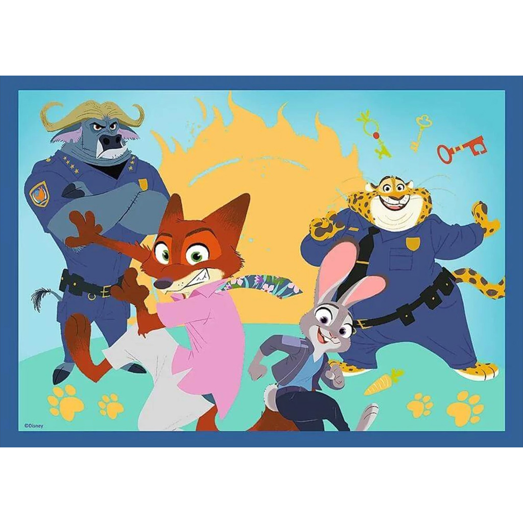 Zootropolis 2 - 4 в 1 35-48-54-70 части пъзел - Trefl изображение 4