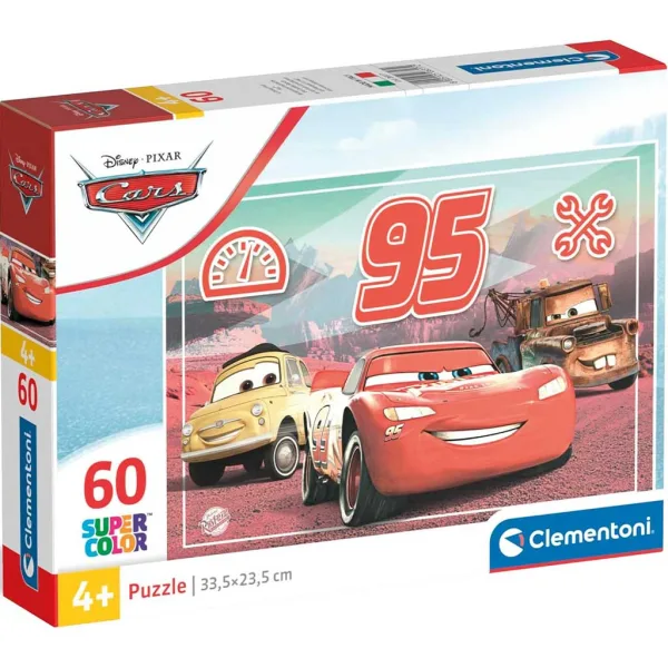 Автомобили Super Color 60 бр. пъзел - Clementoni изображение 1
