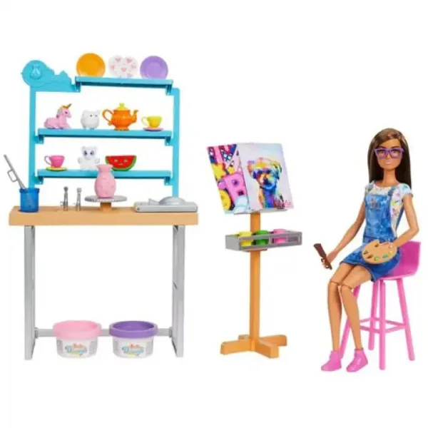 Барби: Студио за релаксация с кукла - Mattel изображение 3