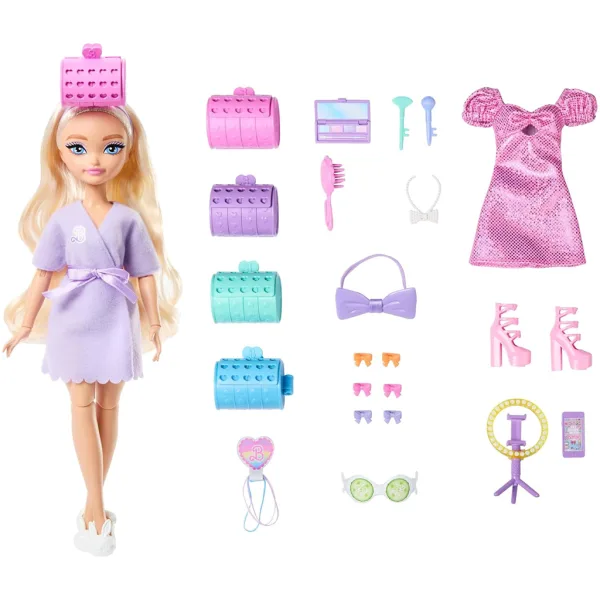 Barbie Dream Besties Фризьор Малибу кукла - Mattel изображение 2