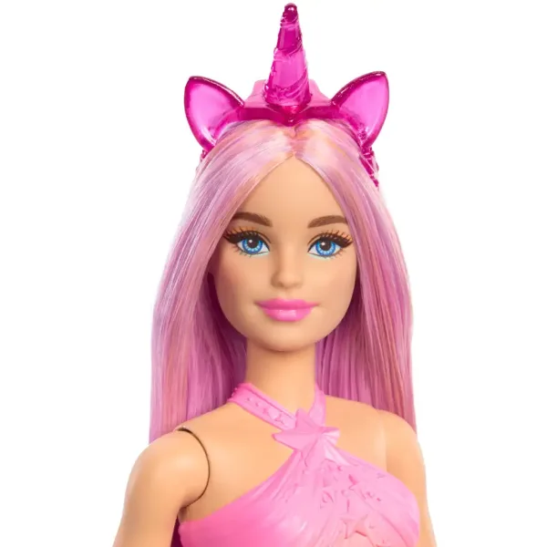 Barbie Dreamtopia: Еднорог бебе в розова рокля - Mattel изображение 3