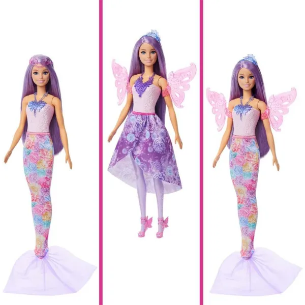 Barbie Dreamtopia Превръщаща се принцеса - Mattel изображение 3