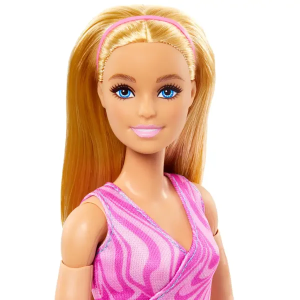 Barbie: Гъвкава йога кукла с руса коса - Mattel изображение 5