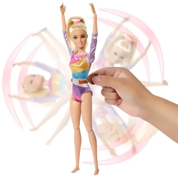 Barbie: Играчка комплект с гимнастичка кукла и аксесоари - Mattel изображение 6
