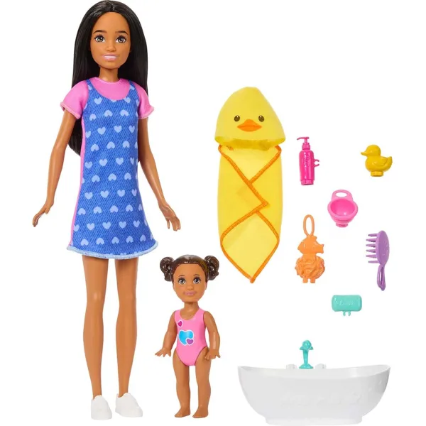 Barbie кукла с рокля на сърца - Mattel изображение 2