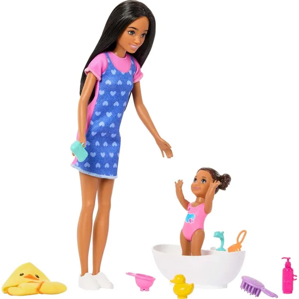 Barbie кукла с рокля на сърца - Mattel изображение 4