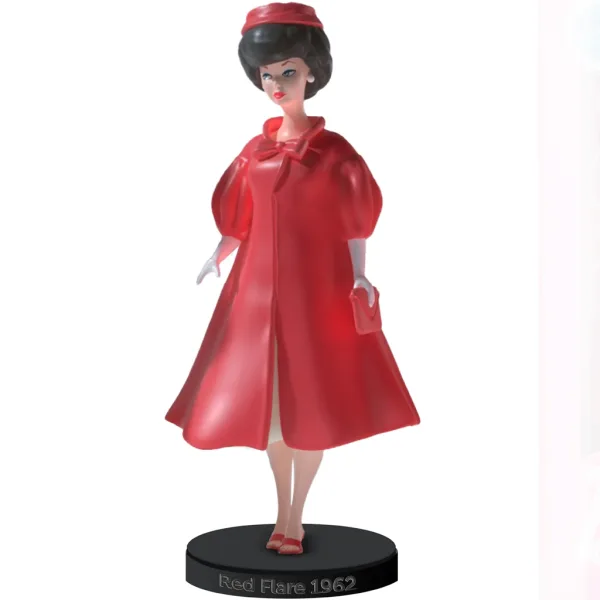 Barbie Red Flare 1962 колекционерска кукла 15см изображение 2