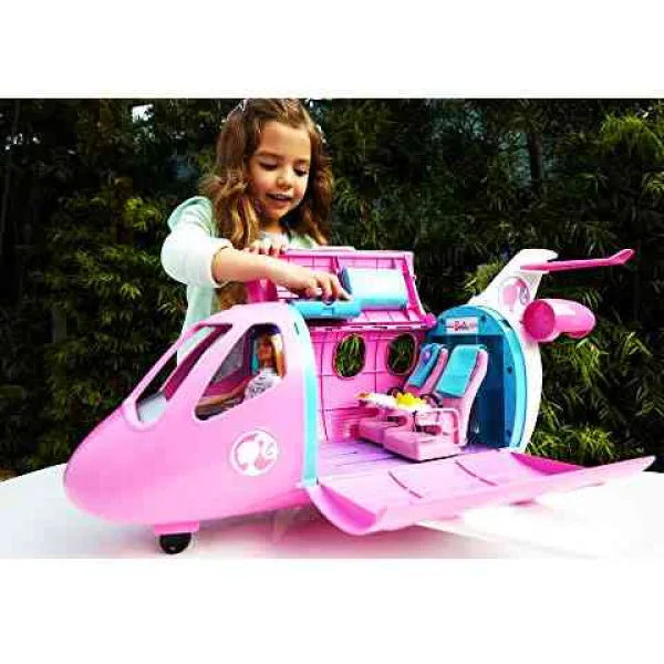 Barbie: Сънлив самолет с пилот Барби - Mattel изображение 6