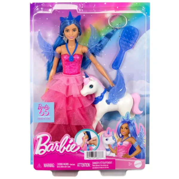 Barbie: Сапфирен пегас принцеса кукла с аксесоари - Mattel изображение 7