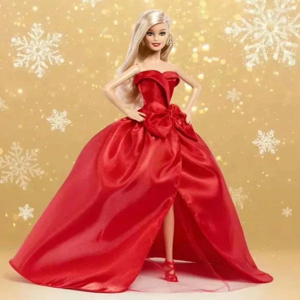 Barbie: Signature Holiday 2026 колекционерска кукла с руса коса 32 см - Mattel изображение 5