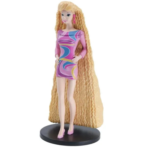 Barbie Totally hair 1992 колекционерска кукла 15см изображение 2