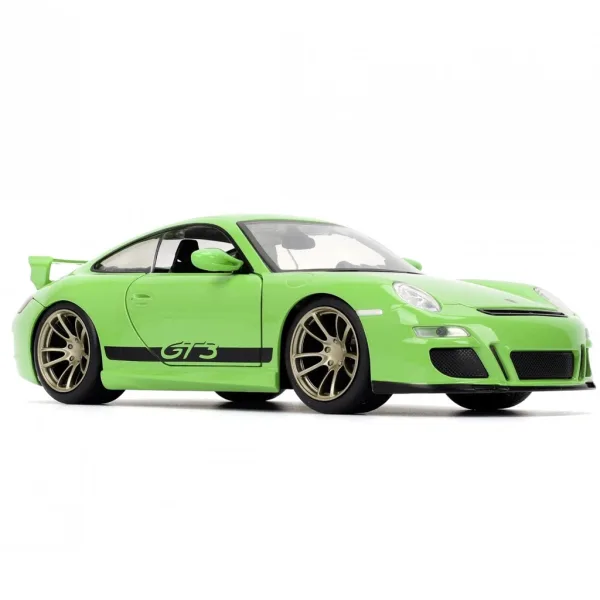 Бързи и яростни: 2007 Porsche 911 GT3 метален автомобилен модел 1/24 - Jada Toys изображение 2