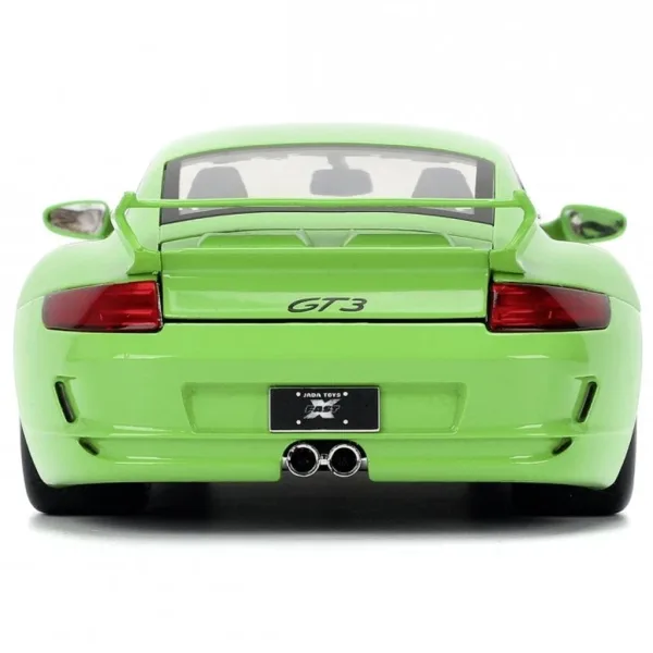 Бързи и яростни: 2007 Porsche 911 GT3 метален автомобилен модел 1/24 - Jada Toys изображение 4