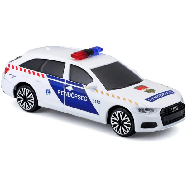 Bburago: Audi A6 свиреща българска полицейска кола 1/43 изображение 3
