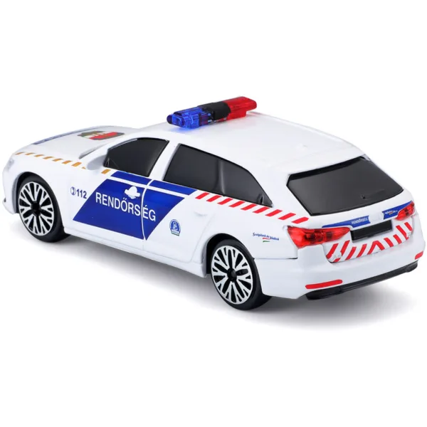 Bburago: Audi A6 свиреща българска полицейска кола 1/43 изображение 4