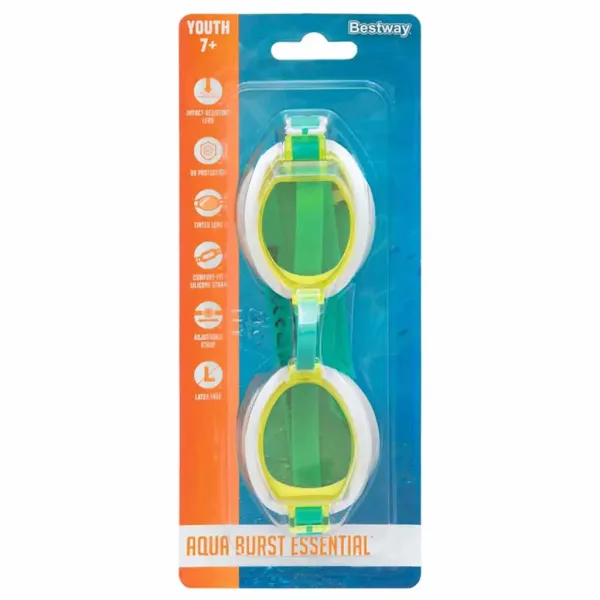 Bestway: Aqua Burst Essential™ плувни очила от 7 години, в различни цветове 1бр изображение 3