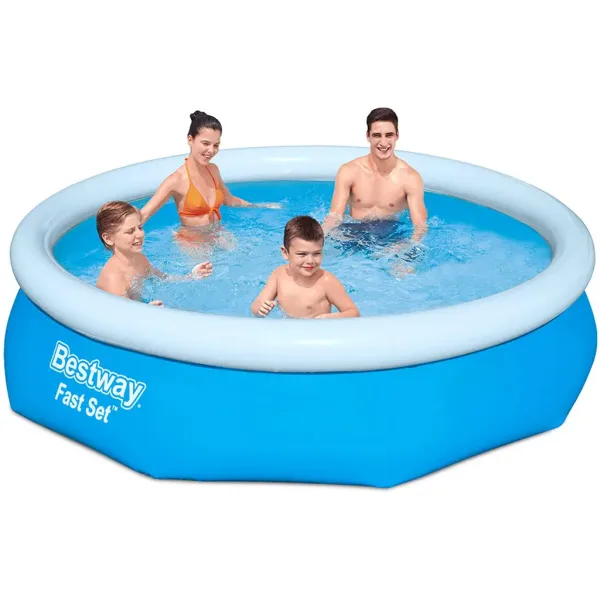 Bestway: Бързо надуваема басейн с ръб 305x66cm изображение 2