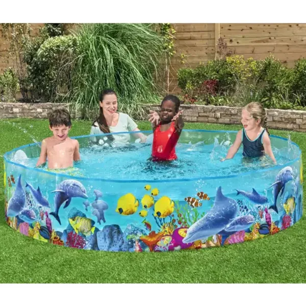Bestway: Fill 'N Fun™ Odyssey басейн с твърди стени Ø 244 x 46 см изображение 2