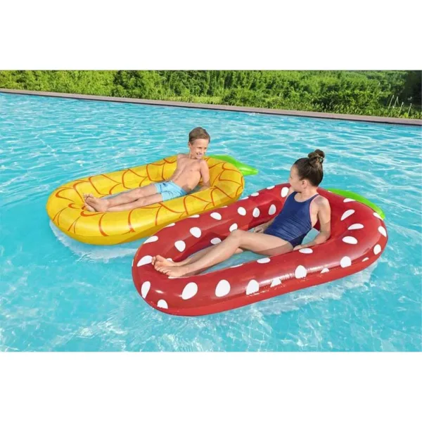 Bestway: Sweet Summer™ Плодова мрежеста гумена постелка 164x88x23cm различни 1бр изображение 2