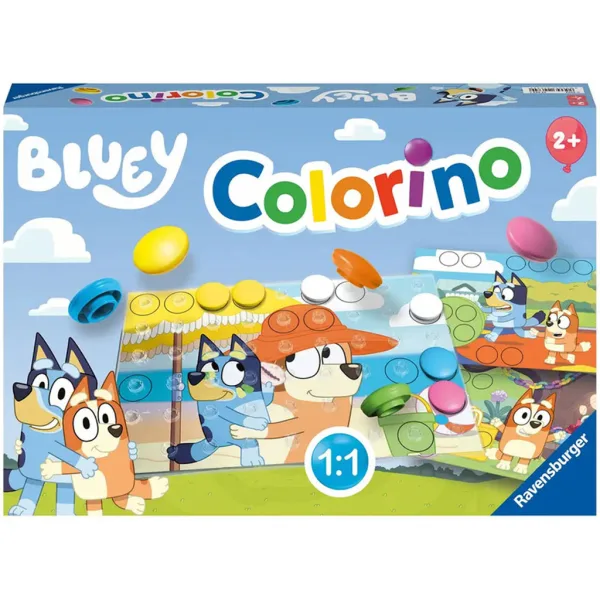 Bluey Colorino настолна игра - Ravensburger изображение 1