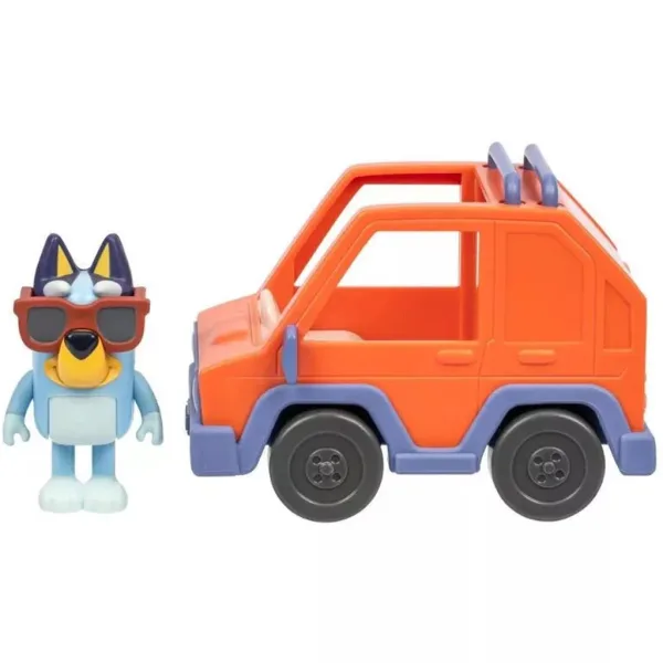 Bluey комплект за игра - Bluey и неговият 4x4 автомобил изображение 3