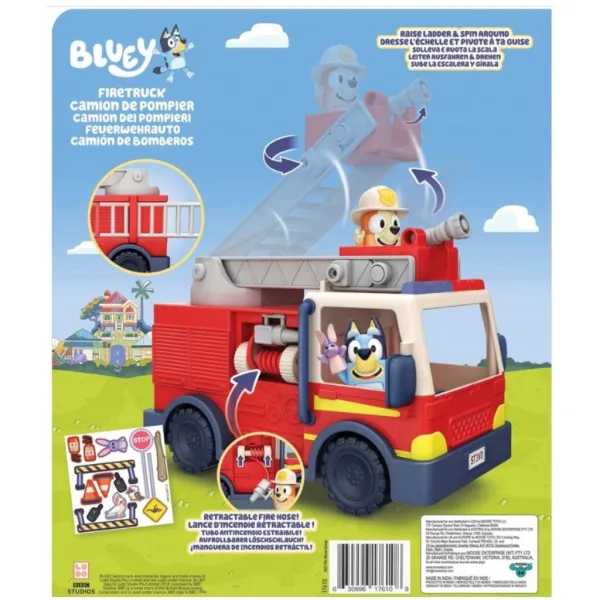Bluey пожарна кола комплект изображение 5