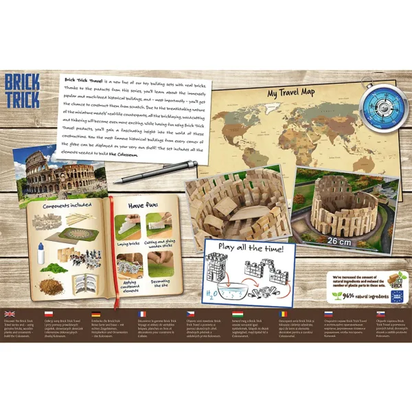 Brick Trick строим от тухли: Колизеум 450 части строителна игра - Trefl изображение 4