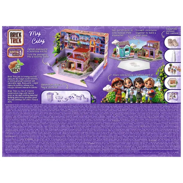 Brick Trick строим от тухли: Моето Градско Кафе 50 части строителна игра - Trefl изображение 3