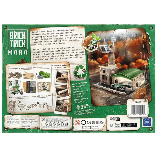 Brick Trick строим от тухли: Военен летищен терминал 360 части строителна игра - Trefl изображение 2